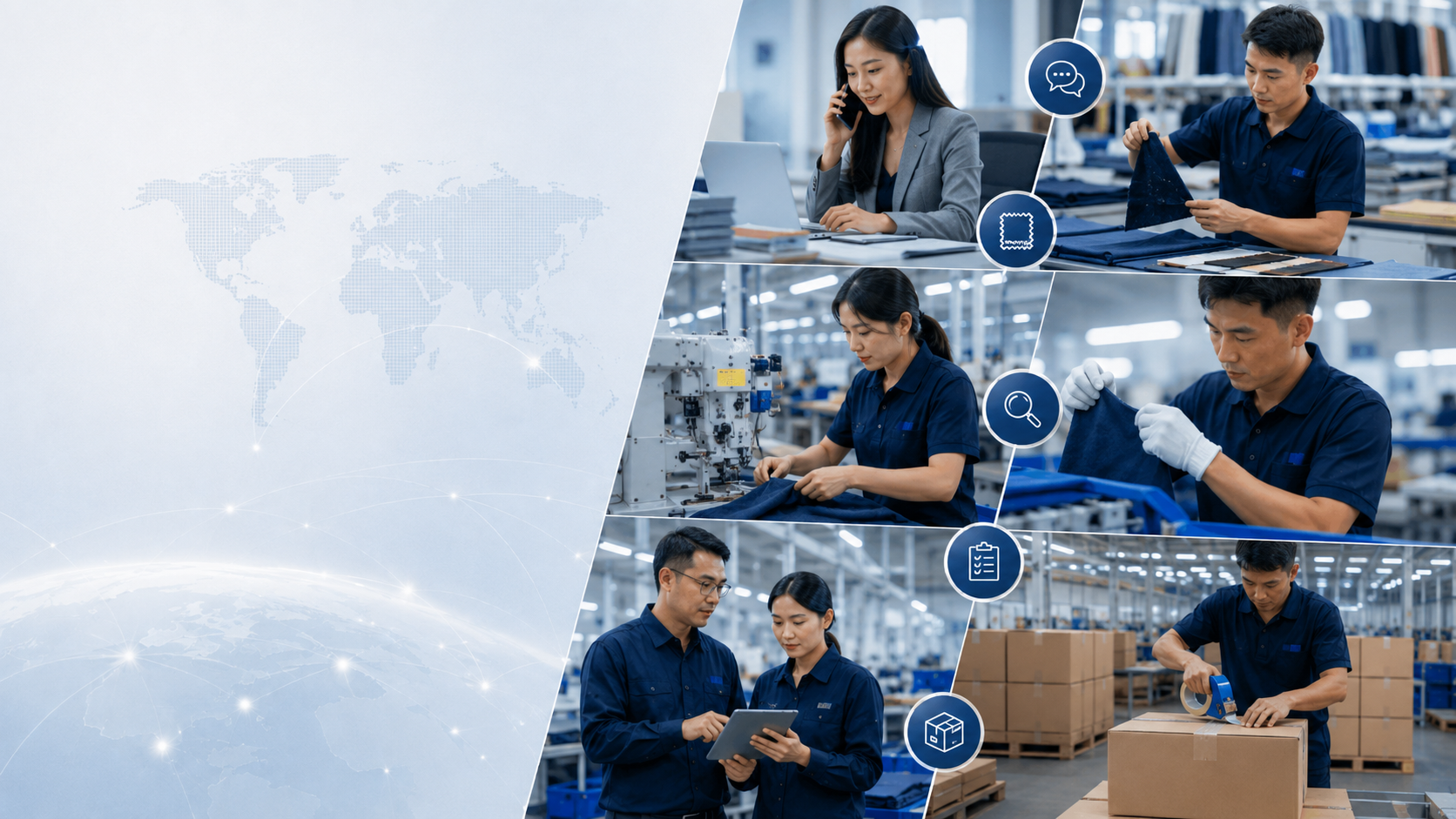 China sourcing and supply chain service workflow